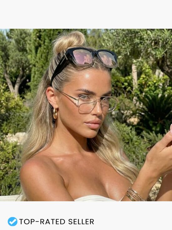 Mirrored Square Sunglasses Polarized Fit Over Glasses UV400 Protection Large main image 6